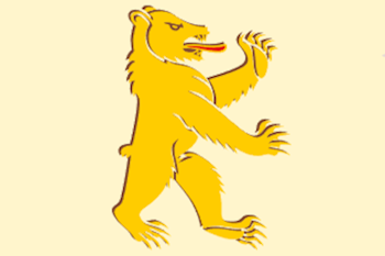 Wappen des Gewerbevereins Bäretswil mit gelbem Bären